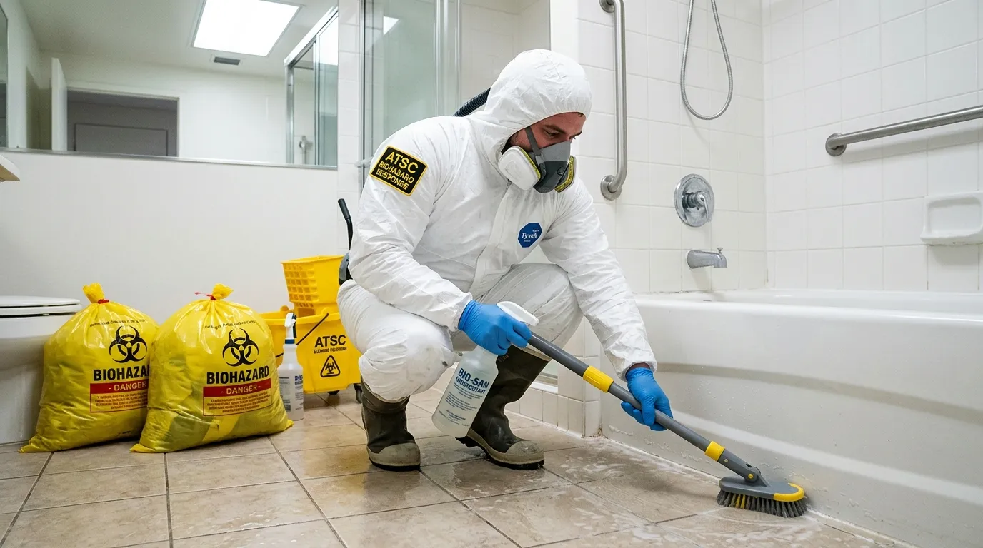 Decontamination equipment deployed for Blood Cleanup in Catonsville